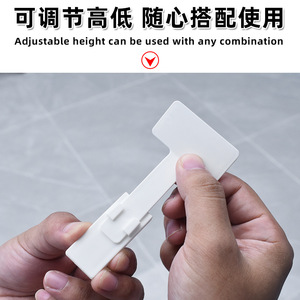Etiquetas de Repisa de PP y Separadores de Cajones para Almacenamiento Médico, Tableros de Clasificación de Artículos para Hospitales, Gestión 6S - Product Image 5