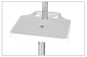 Roues de support de pompe de seringue de support de perfusion Mobile réglable de poteau IV d'acier inoxydable de haute qualité pour l'usage <span class=keywords><strong>vétérinaire</strong></span> de <span class=keywords><strong>clinique</strong></span> à domicile - Product Image 2