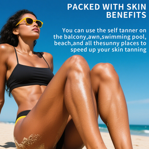 لوشن تسمير ذاتي فوري طبيعي عضوي من المصنع الأصلي، تسمير ذاتي فائق الداكن طويل الأمد - Product Image 5