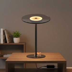 Décoration d'intérieur, lampe de nuit LED sans fil moderne en fer, batterie rechargeable par USB, flexible, 3 couleurs, commande tactile, couleur réglable - Product Image 1