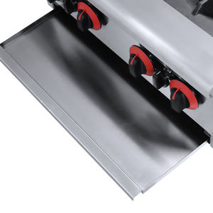 Estufa de Gas Comercial Profesional de 25.2KW, de Acero Inoxidable Resistente con Doble Quemador para Restaurantes, Cocinas, Hoteles y Servicios de Catering - Product Image 4