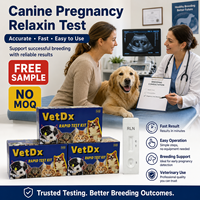 Kit de test rapide de relaxation canin (RLN) pour la détection de la gestation chez le chien – Dispositif vétérinaire de diagnostic de gestation
