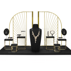 แท่นโชว์เครื่องประดับไมโครไฟเบอร์คุณภาพสูง ฐานเรซิ่น สีสั่งทำได้ สำหรับเครื่องประดับชั้นดี แหวน กำไล สร้อยคอ - Product Image 2