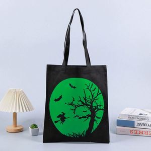 Bolsas de Halloween que brillan en la oscuridad: Bolsas luminosas de calabaza, fantasma y bruja para dulces, ideales para el recuerdo de las calabazas o para suministros festivos. - Product Image 3