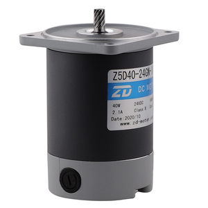ZD <span class=keywords><strong>Motor</strong></span> 12V 24V 90V 40W 3200rpm elektrik <span class=keywords><strong>DC</strong></span> <span class=keywords><strong>Motor</strong></span> endüstriyel otomasyon için Z5D40-24G-30S - Product Image 2