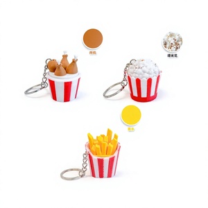 Porte-clés anti-stress en PLA imprimé en 3D 2026, son de clic de clavier KFC - Product Image 4