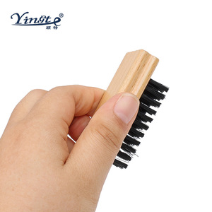 Brosse à chaussures Yinste en bois massif avec poils en PP pour le nettoyage des chaussures, usage domestique - Product Image 3