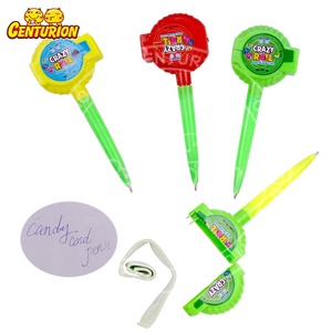 Rollo de chicle <span class=keywords><strong>loco</strong></span> con sabor a fruta de 5g con forma de bolígrafo colorido personalizado de fábrica de China al por mayor - Product Image 1