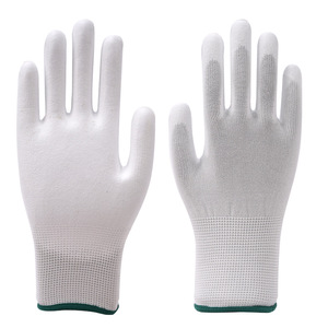 アマゾンEsd手袋に女性用PuコーティングされたパームニットドバイUae 3パック - Product Image 2