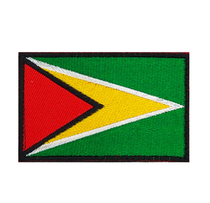 Drapeaux de pays brodés de haute qualité en gros à <span class=keywords><strong>Maurice</strong></span>, à coudre ou à repasser, avec fermeture auto-agrippante - Product Image 5