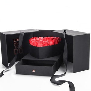 Hot Sale Cube Gift Box Creative Double Flower Box Surprise Box