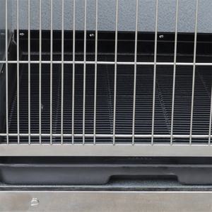 KA-505-AZSS katı desen klasik tarzı ağır galvanizli çelik köpek kafesi açık kapalı Pet konut için klasik kutu ambalaj - Product Image 6