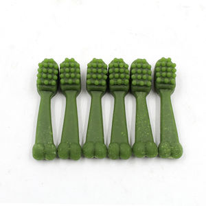 Golosinas Premium para mascotas, cepillo de dientes para perros, golosinas dentales para huesos, sabor a té verde, recompensas para perros, etiqueta de fábrica personalizada - Product Image 3