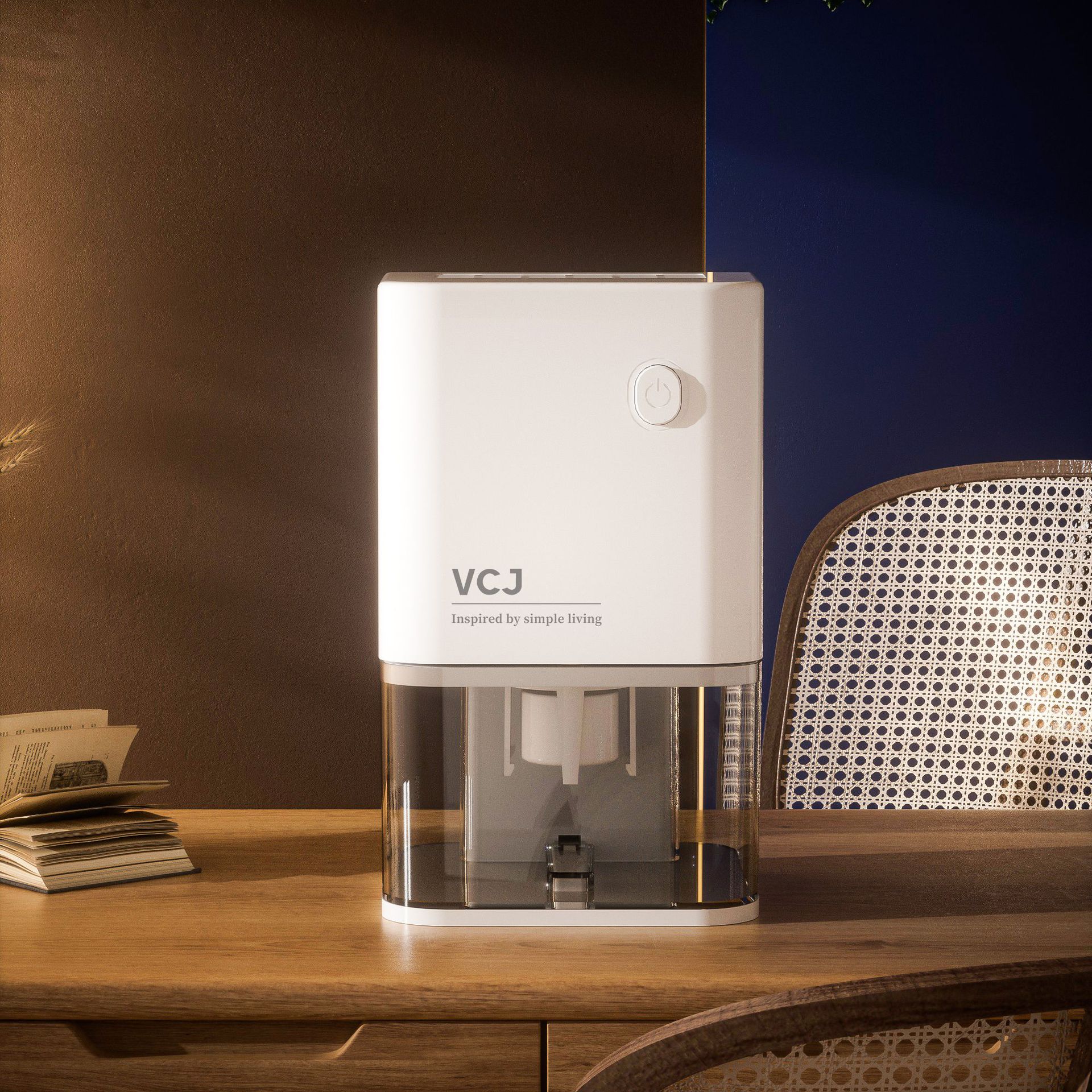 Déshumidificateur nouveau modèle 2025 [Réservoir d'eau transparent, 25W, Réservoir d'eau de 500ml]