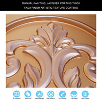 Panneaux muraux en PVC 3D gaufrés et décorés, modernes, imperméables et résistants à l'humidité pour cafés, bars, centres commerciaux, salles de bain PL88 Champagne Bronze