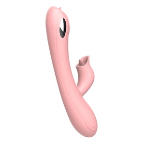 बैंगनी 1 में 2 जी स्पॉट Dildo खरगोश थरथानेवाला सिलिकॉन सेक्स खिलौने महिला जीभ चाट की छड़ी भगशेफ योनि मालिश वयस्क सेक्स की दुकान - Product Image 4