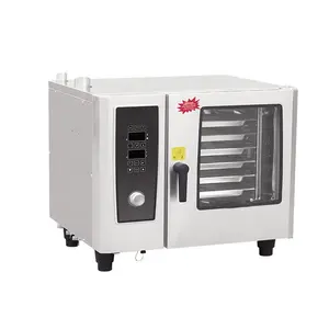 商用多功能大容量烤箱6-layerGN1/1带货架清洗功能的电动组合烤箱 (电脑版)