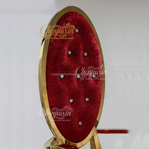 Location <span class=keywords><strong>de</strong></span> chaises <span class=keywords><strong>de</strong></span> <span class=keywords><strong>mariage</strong></span> <span class=keywords><strong>de</strong></span> luxe élégantes rouges pour mariés, dorées brillantes, style marocain, pour salles <span class=keywords><strong>de</strong></span> banquet d'hôtel, vente en gros 2026 - Product Image 4