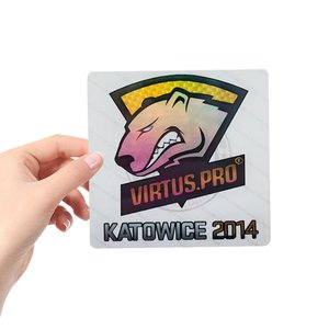 Shiny Weatherproof Waterproof Uv Printing Custom Holographic Crystal Brand <b>Stickers</b> - Product Image 4