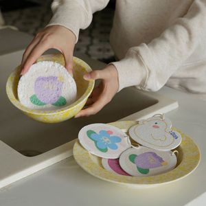 Compressed Animal Shape Dishcloth Cartoon Wood Pulp Sponge For <b>Pots</b> And Pans - Product Image 2