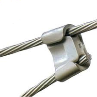 Connecteur à coin parallèle en aluminium pour câble, directement de l'usine, pour ligne électrique