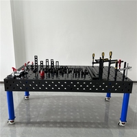 Plateforme de soudage 3D, table de soudage, station de soudage Meisida, acier Q355, traitement nitruré, utilisation sans électricité