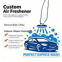 Diffuseur de parfum pour voiture personnalisé avec logo, en papier coton, toutes formes, différentes odeurs, parfum intense, longue durée, évaporation naturelle