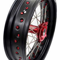 Nouvelles roues de moto en alliage d'aluminium pour Pit Bike, 17 pouces à l'avant et 14 pouces à l'arrière, pour XR650L 1993-2022, pièce de moto