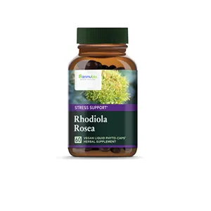 Private Label Salidroside Stress Management Max Absorção Rhodiola Comprimidos Energéticos