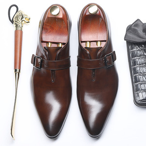 Chaussures de ville pour hommes faites à la main, sur mesure, de haute qualité, élégantes, à bout pointu, pour mariage, nouvelle collection automne, rehaussantes - Product Image 2