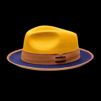 Sombrero Fedora de Lana para Mujer y Hombre, Estilo Francés, Boina Británica Vintage, Sombrero de Ala Ancha para Otoño