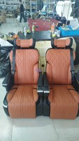 Sièges en cuir aéronautique de luxe VIP, ensemble d'accessoires intérieurs pour modèles de vans d'aviation, pour Toyota Hiace Vito W447 MVP Sprinter Alphard