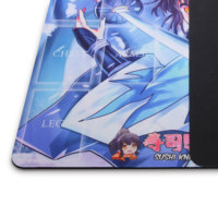 Tapis de jeu XXL personnalisé par sublimation, base en caoutchouc antidérapante, tapis minimaliste portable pour jeux de cartes TCG