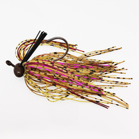Promotion : Leurre de pêche avec jupes 7g/10g, Spinner Jig métallique avec jupes, Tête de jig en plomb