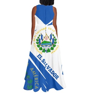 <span class=keywords><strong>Torres</strong></span> Strait Islands estampado sin mangas A-Line vestidos de mujer personalizado Dropshipping elegantes vestidos largos para chicas adolescentes fiesta 2024 - Product Image 4