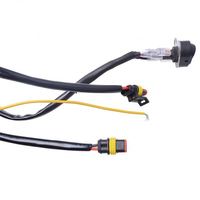 Kit de câblage pour barre lumineuse LED Yongjin pour moto BMW avec relais de puissance 40A, fusible et interrupteur marche/arrêt