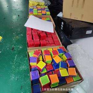 Dado Grande in Schiuma da 10CM <span class=keywords><strong>con</strong></span> Tasche Fai-da-Te Gioco Didattico Dado Morbido per Bambini Prima Infanzia - Product Image 5