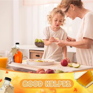 Bouteilles en verre de 5 oz pour <span class=keywords><strong>sirop</strong></span> <span class=keywords><strong>d</strong></span>'<span class=keywords><strong>érable</strong></span>, bouteilles en verre transparent, pots pour <span class=keywords><strong>sirop</strong></span> <span class=keywords><strong>d</strong></span>'<span class=keywords><strong>érable</strong></span>, rangement pour <span class=keywords><strong>whisky</strong></span>, sauce, vanille, cadeaux - Product Image 6
