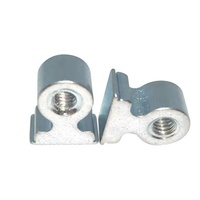 Attaches à écrou à angle droit autotaraudeuses RAA/RAS zingué poli pour tôle en acier inoxydable industrie de l'aluminium