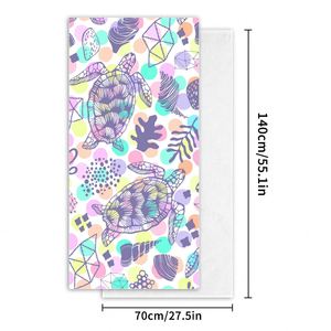 Serviettes de plage en microfibre à séchage rapide, impression numérique par sublimation, fabrication sur mesure OEM ODM, vente en gros pour les fabricants - Product Image 2