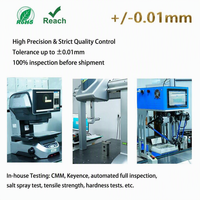 Pièces usinées CNC sur mesure, précision ±0,01 mm, aluminium 6061, acier inoxydable, fournisseur de composants mécaniques OEM