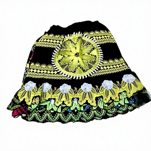 Jupe crayon décontractée d'automne brodée, respirante, infroissable, douce, longueur genou, haute qualité, 100% polyester, pour femmes et jeunes filles, grandes tailles - Product Image 3