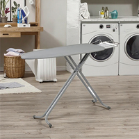 Planches à repasser NO Anti-dumping Droits Plastique avec support de fer Dessus de table Pliant Coton Métal Carton Pliable Rectangle Brillant