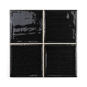Carrelage pré-découpé Boston Black 20x20, carrelage mural et de sol en céramique 10x10 - Product Image 4