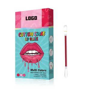 SHICELLE Private Label Custom Logo Waterproof Wholesale Lip Gloss Lips Beauty Makeup Long Lasting Matte Cotton Tattoo Lipstick