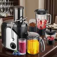 Elektrische keuken fruitpers vleesblender voedselverwerker specerijenmolen roestvrij staal waterdicht ontwerp smoothie