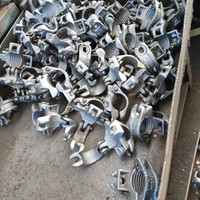 Raccord double forgé à 90 degrés EN74-1 BS 1139, fourni directement par l'usine °   Pince fixe pour échafaudage