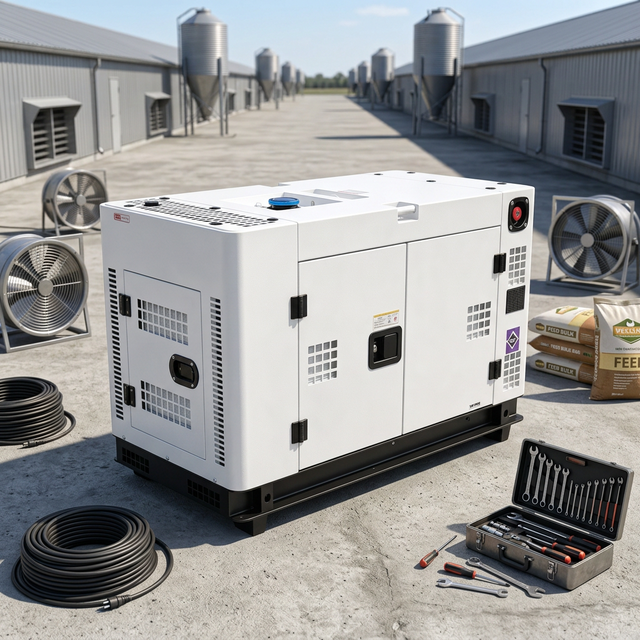 15kw 20kw 25kw 30kw 50kw With ATS Two Cylinder Dual Voltage Single Phase Diesel Generator 30Kw Set for Outdoor