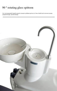 Fauteuil dentaire électrique de luxe homologué CE, équipement ergonomique haut de gamme pour <span class=keywords><strong>dentiste</strong></span> avec système de contrôle intégré pour clinique - Product Image 5