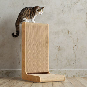 Melindungi Furniture kardus <span class=keywords><strong>Cat</strong></span> Scratchers untuk dalam ruangan bentuk L kucing <span class=keywords><strong>Scratcher</strong></span> - Product Image 2
